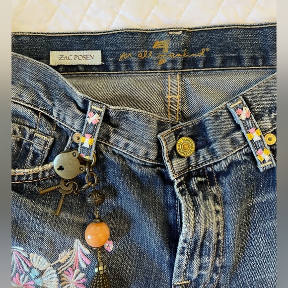 Vintage Y2K RARE ZacPosen + 7 For All Mankind collaboration - Picture 3 of 15